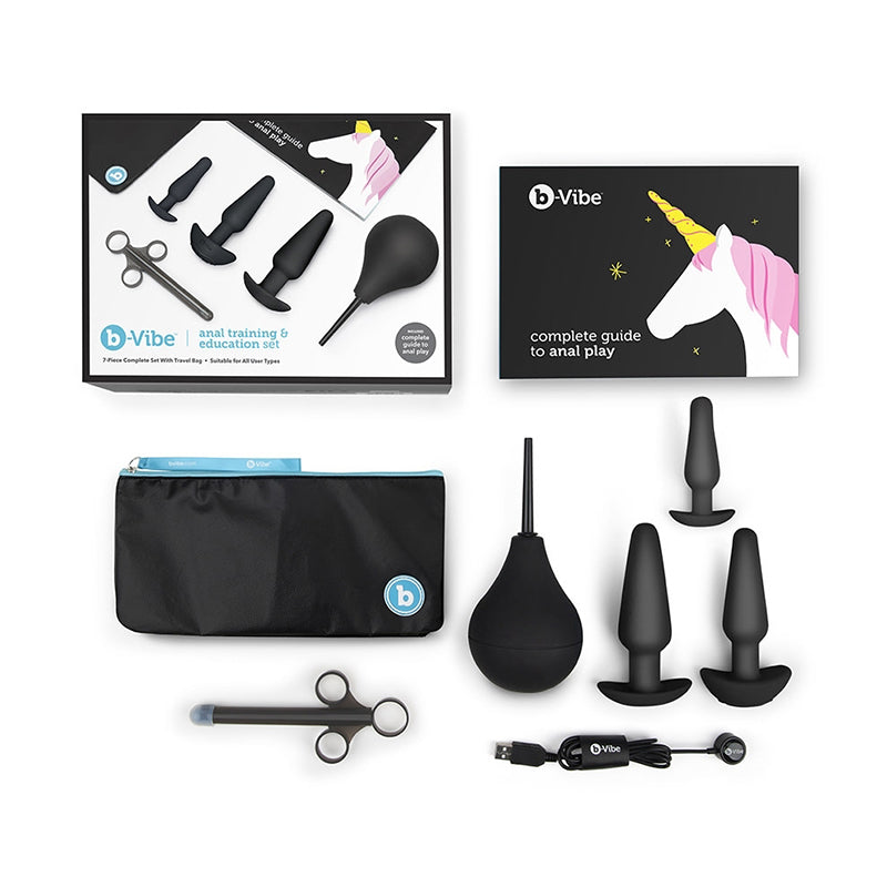 backdoor EDUCATION SET | BLACK – Rechargeable, Discreet, Intimate Wellness Accessory – Quiet, Rechargeable, Waterproof, Couples & Solo Use, Discreet Intimate Wellness Accessory