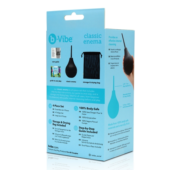 CLASSIC ENEMA BULB SET – Rechargeable, Discreet, Intimate Wellness Accessory – Quiet, Rechargeable, Waterproof, Couples & Solo Use, Discreet Intimate Wellness Accessory