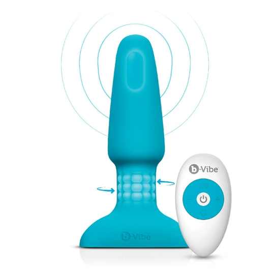 RIMMING PLUG 2 | TEAL – Rechargeable, Discreet, Intimate Wellness Accessory – Quiet, Rechargeable, Waterproof, Couples & Solo Use, Discreet Intimate Wellness Accessory