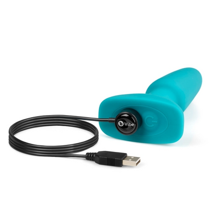 RIMMING PLUG 2 | TEAL – Rechargeable, Discreet, Intimate Wellness Accessory – Quiet, Rechargeable, Waterproof, Couples & Solo Use, Discreet Intimate Wellness Accessory