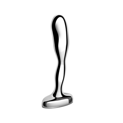 STAINLESS STEEL PROSTATE PLUG – Rechargeable, Discreet, Intimate Wellness Accessory – Quiet, Rechargeable, Waterproof, Couples & Solo Use, Discreet Intimate Wellness Accessory