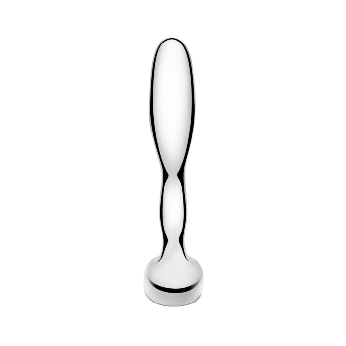 STAINLESS STEEL PROSTATE PLUG – Rechargeable, Discreet, Intimate Wellness Accessory – Quiet, Rechargeable, Waterproof, Couples & Solo Use, Discreet Intimate Wellness Accessory