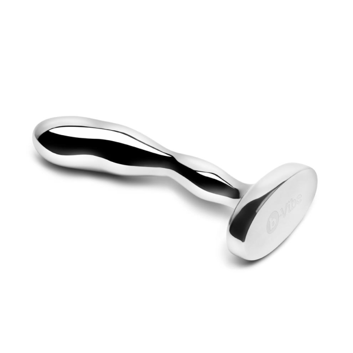 STAINLESS STEEL PROSTATE PLUG – Rechargeable, Discreet, Intimate Wellness Accessory – Quiet, Rechargeable, Waterproof, Couples & Solo Use, Discreet Intimate Wellness Accessory
