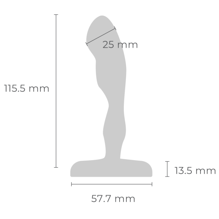 STAINLESS STEEL PROSTATE PLUG – Rechargeable, Discreet, Intimate Wellness Accessory – Quiet, Rechargeable, Waterproof, Couples & Solo Use, Discreet Intimate Wellness Accessory