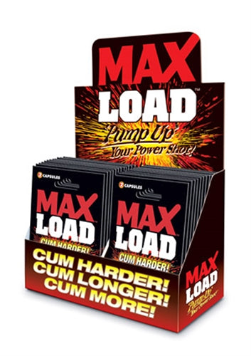 Max Load - 24 Count Display - 2 Count Packets – Rechargeable, Discreet, Intimate Wellness Accessory – Quiet, Rechargeable, Waterproof, Couples & Solo Use, Discreet Intimate Wellness Accessory