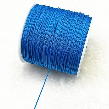 NEW 0.4/0.8/1.0/1.5mm Nylon Cord Thread Chinese Knot Macrame Cord Bracelet Braided String DIY Tassels Beading Shamballa Thread