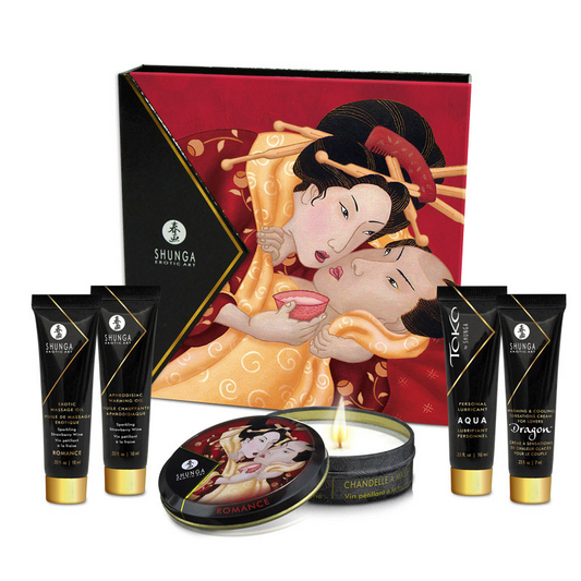 Luxury Gift Sets - Geisha's Secret Kit Strawber – Rechargeable, Discreet, Intimate Wellness Accessory – Quiet, Rechargeable, Waterproof, Couples & Solo Use, Discreet Intimate Wellness Accessory