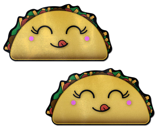 Taco happy kawaii lady taco pasties * – Rechargeable, Discreet, Intimate Wellness Accessory – Quiet, Rechargeable, Waterproof, Couples & Solo Use, Discreet Intimate Wellness Accessory