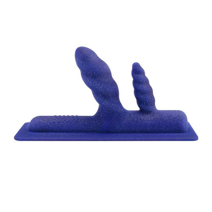 Two-Nicorn - Textured Double Penetration Attachment – Rechargeable, Discreet, Intimate Wellness Accessory – Quiet, Rechargeable, Waterproof, Couples & Solo Use, Discreet Intimate Wellness Accessory