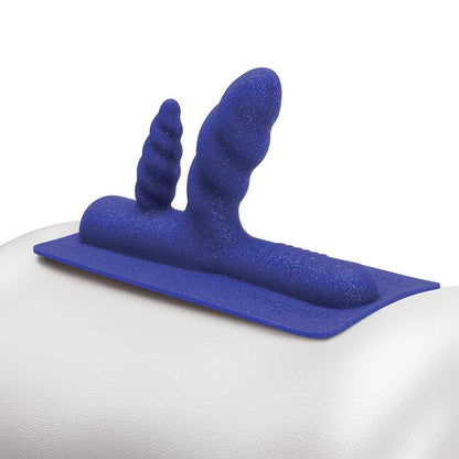 Two-Nicorn - Textured Double Penetration Attachment – Rechargeable, Discreet, Intimate Wellness Accessory – Quiet, Rechargeable, Waterproof, Couples & Solo Use, Discreet Intimate Wellness Accessory