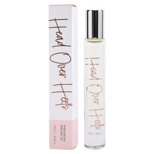HEAD OVER HEELS Perfume Oil with Pheromones - Fruity - Floral 0.3oz | 9.2mL – Rechargeable, Discreet, Intimate Wellness Accessory – Quiet, Rechargeable, Waterproof, Couples & Solo Use, Discreet Intimate Wellness Accessory