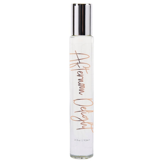 AFTERNOON DELIGHT Perfume Oil with Pheromones - Tropical - Floral 0.3oz | 9.2mL – Rechargeable, Discreet, Intimate Wellness Accessory – Quiet, Rechargeable, Waterproof, Couples & Solo Use, Discreet Intimate Wellness Accessory