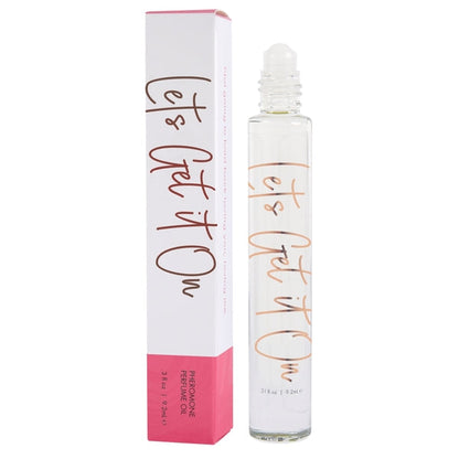 LET'S GET IT ON Perfume Oil with Pheromones - Fruity - Floral 0.3oz | 9.2mL – Rechargeable, Discreet, Intimate Wellness Accessory – Quiet, Rechargeable, Waterproof, Couples & Solo Use, Discreet Intimate Wellness Accessory