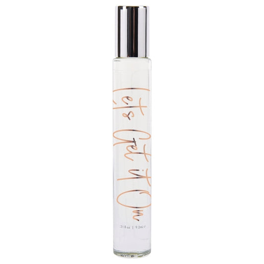 LET'S GET IT ON Perfume Oil with Pheromones - Fruity - Floral 0.3oz | 9.2mL – Rechargeable, Discreet, Intimate Wellness Accessory – Quiet, Rechargeable, Waterproof, Couples & Solo Use, Discreet Intimate Wellness Accessory