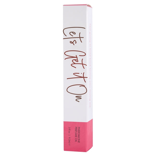 LET'S GET IT ON Perfume Oil with Pheromones - Fruity - Floral 0.3oz | 9.2mL – Rechargeable, Discreet, Intimate Wellness Accessory – Quiet, Rechargeable, Waterproof, Couples & Solo Use, Discreet Intimate Wellness Accessory