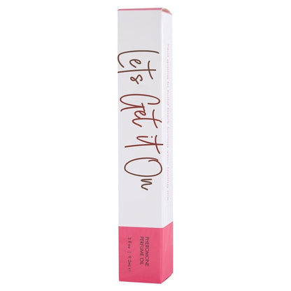 LET'S GET IT ON Perfume Oil with Pheromones - Fruity - Floral 0.3oz | 9.2mL – Rechargeable, Discreet, Intimate Wellness Accessory – Quiet, Rechargeable, Waterproof, Couples & Solo Use, Discreet Intimate Wellness Accessory