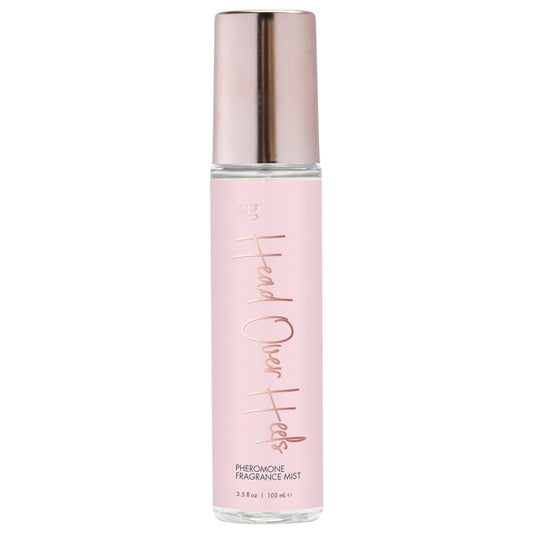 HEAD OVER HEELS Fragrance Body Mist with Pheromones - Fruity - Floral 3.5oz | 103mL – Rechargeable, Discreet, Intimate Wellness Accessory – Quiet, Rechargeable, Waterproof, Couples & Solo Use, Discreet Intimate Wellness Accessory