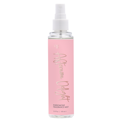 AFTERNOON DELIGHT Fragrance Body Mist with Pheromones – Rechargeable, Discreet, Intimate Wellness Accessory – Quiet, Rechargeable, Waterproof, Couples & Solo Use, Discreet Intimate Wellness Accessory