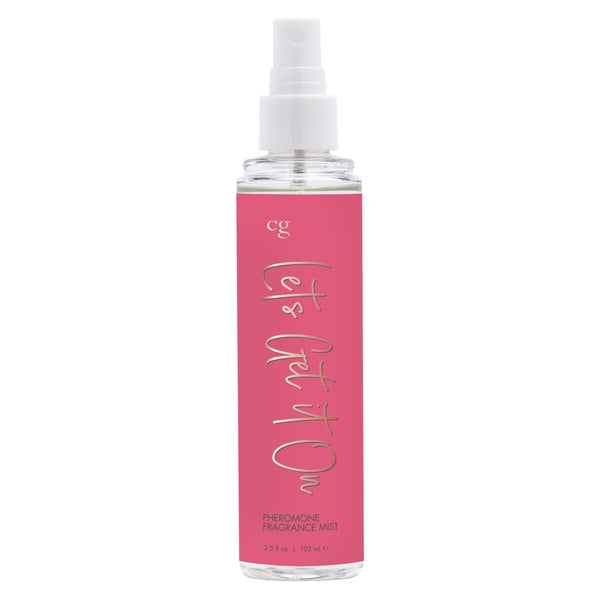 LET'S GET IT ON Fragrance Body Mist with Pheromones - Fruity - Floral 3.5oz | 103mL – Rechargeable, Discreet, Intimate Wellness Accessory – Quiet, Rechargeable, Waterproof, Couples & Solo Use, Discreet Intimate Wellness Accessory
