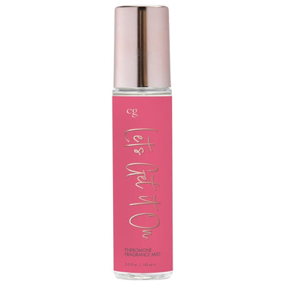 LET'S GET IT ON Fragrance Body Mist with Pheromones - Fruity - Floral 3.5oz | 103mL – Rechargeable, Discreet, Intimate Wellness Accessory – Quiet, Rechargeable, Waterproof, Couples & Solo Use, Discreet Intimate Wellness Accessory