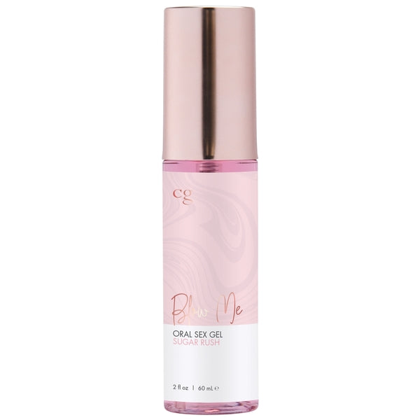 BLOW ME Oral intimacy Gel - Sugar Rush 2oz | 60mL – Rechargeable, Discreet, Intimate Wellness Accessory – Quiet, Rechargeable, Waterproof, Couples & Solo Use, Discreet Intimate Wellness Accessory
