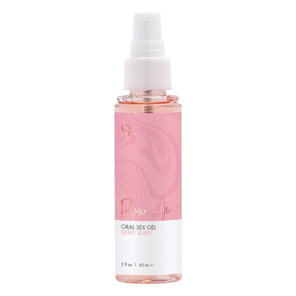 BLOW ME Oral intimacy Gel - Berry Burst 2oz | 60 mL – Rechargeable, Discreet, Intimate Wellness Accessory – Quiet, Rechargeable, Waterproof, Couples & Solo Use, Discreet Intimate Wellness Accessory