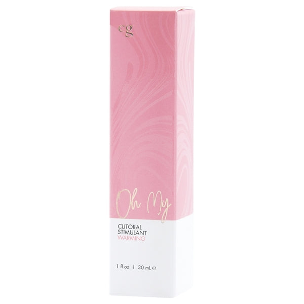 OH MY Warming Clitoral Stimulant - Fragrance Free 1oz | 30mL – Rechargeable, Discreet, Intimate Wellness Accessory – Quiet, Rechargeable, Waterproof, Couples & Solo Use, Discreet Intimate Wellness Accessory