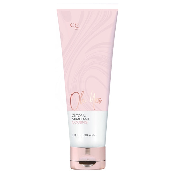 OH YES Cooling Clitoral Stimulant - Fragrance Free 1oz | 30mL – Rechargeable, Discreet, Intimate Wellness Accessory – Quiet, Rechargeable, Waterproof, Couples & Solo Use, Discreet Intimate Wellness Accessory