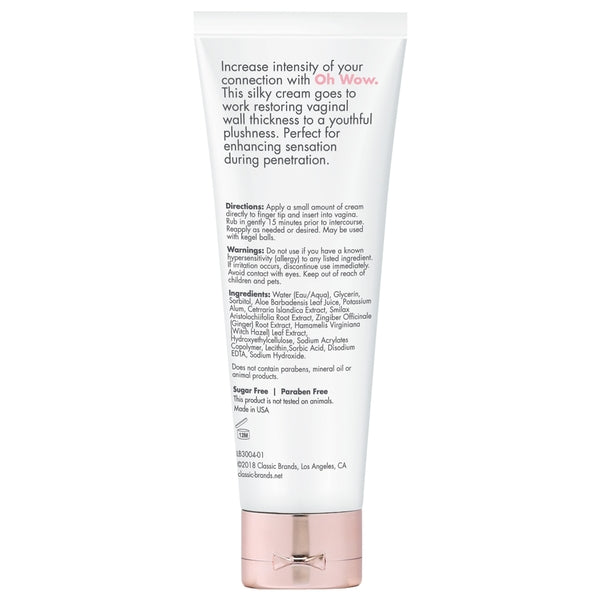 OH Wow Tightening Gel 1oz | 30mL – Rechargeable, Discreet, Intimate Wellness Accessory – Quiet, Rechargeable, Waterproof, Couples & Solo Use, Discreet Intimate Wellness Accessory