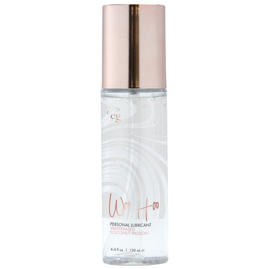 WOO HOO Water based Personal Lubricant - Coconut Passion 4.4oz | 130mL – Rechargeable, Discreet, Intimate Wellness Accessory – Quiet, Rechargeable, Waterproof, Couples & Solo Use, Discreet Intimate Wellness Accessory