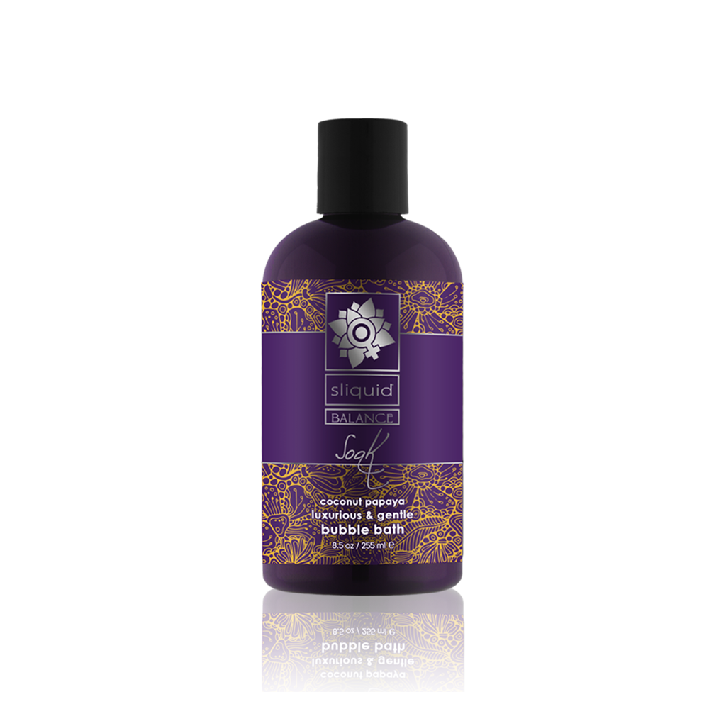 Balance Soak - Coconut Papaya 8.5oz – Rechargeable, Discreet, Intimate Wellness Accessory – Quiet, Rechargeable, Waterproof, Couples & Solo Use, Discreet Intimate Wellness Accessory