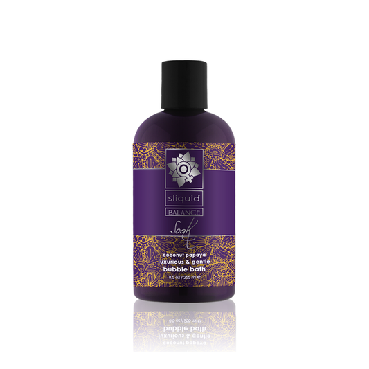 Balance Soak - Coconut Papaya 8.5oz – Rechargeable, Discreet, Intimate Wellness Accessory – Quiet, Rechargeable, Waterproof, Couples & Solo Use, Discreet Intimate Wellness Accessory