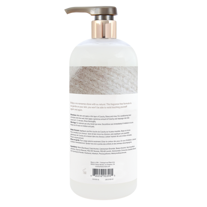 Shave Cream - Au Natural 32oz | 946mL – Rechargeable, Discreet, Intimate Wellness Accessory – Quiet, Rechargeable, Waterproof, Couples & Solo Use, Discreet Intimate Wellness Accessory