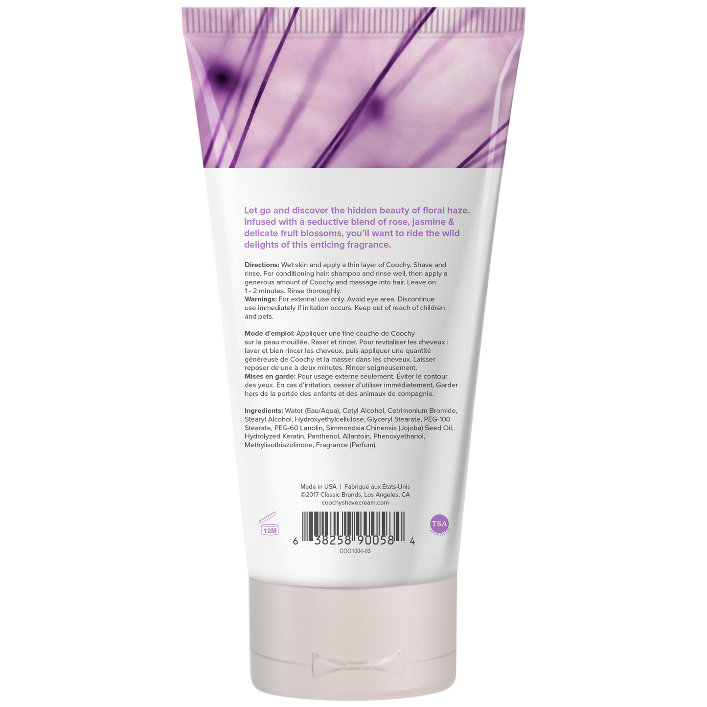 Shave Cream - Floral Haze 3.4oz | 100mL – Rechargeable, Discreet, Intimate Wellness Accessory – Quiet, Rechargeable, Waterproof, Couples & Solo Use, Discreet Intimate Wellness Accessory