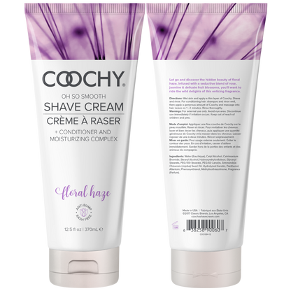 Shave Cream - Floral Haze 12.5oz | 370mL – Rechargeable, Discreet, Intimate Wellness Accessory – Quiet, Rechargeable, Waterproof, Couples & Solo Use, Discreet Intimate Wellness Accessory