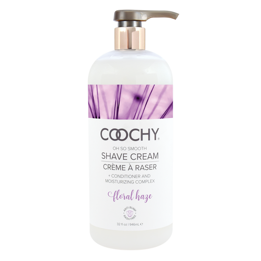 Shave Cream - Floral Haze 32oz | 946mL – Rechargeable, Discreet, Intimate Wellness Accessory – Quiet, Rechargeable, Waterproof, Couples & Solo Use, Discreet Intimate Wellness Accessory