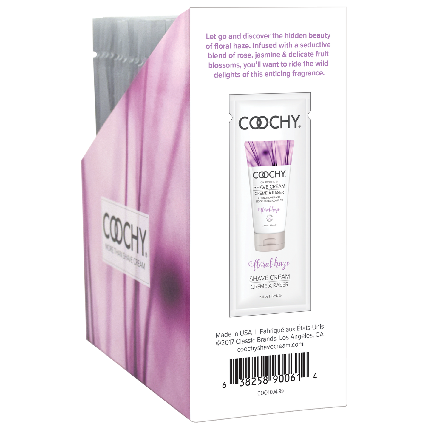 Shave Cream - Floral Haze 24pc | 15ml - Foil - DISPLAY – Rechargeable, Discreet, Intimate Wellness Accessory – Quiet, Rechargeable, Waterproof, Couples & Solo Use, Discreet Intimate Wellness Accessory