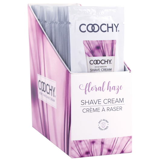 Shave Cream - Floral Haze 24pc | 15ml - Foil - DISPLAY – Rechargeable, Discreet, Intimate Wellness Accessory – Quiet, Rechargeable, Waterproof, Couples & Solo Use, Discreet Intimate Wellness Accessory