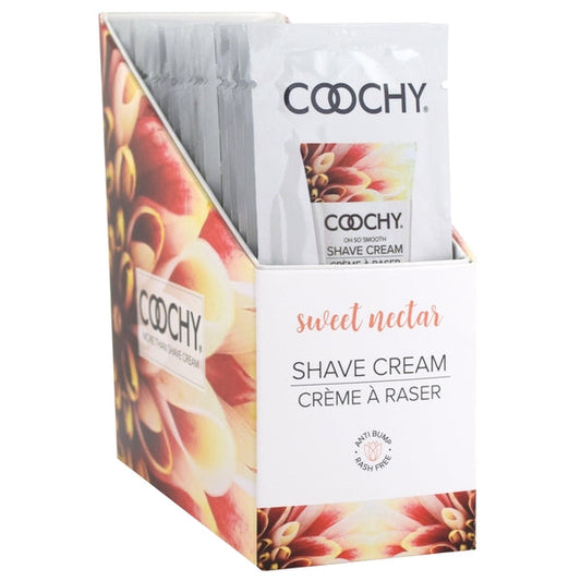 Shave Cream - Sweet Nectar 24pc | 15ml - Foil - DISPLAY – Rechargeable, Discreet, Intimate Wellness Accessory – Quiet, Rechargeable, Waterproof, Couples & Solo Use, Discreet Intimate Wellness Accessory