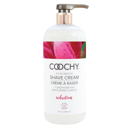 Shave Cream - Seduction 32oz | 946mL – Rechargeable, Discreet, Intimate Wellness Accessory – Quiet, Rechargeable, Waterproof, Couples & Solo Use, Discreet Intimate Wellness Accessory