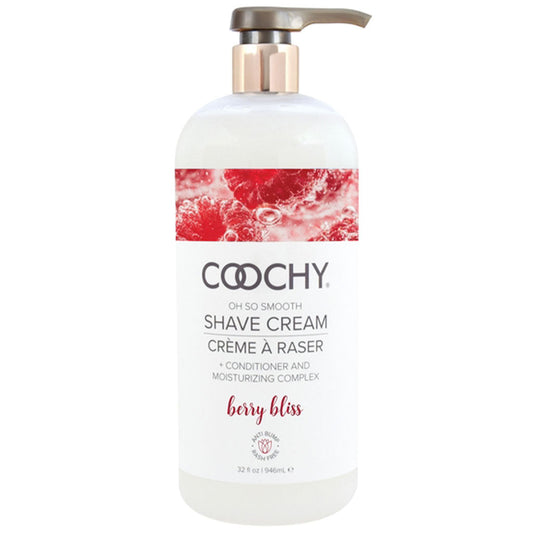 Oh So Smooth Shave Cream Berry Bliss 32oz | 946mL – Rechargeable, Discreet, Intimate Wellness Accessory – Quiet, Rechargeable, Waterproof, Couples & Solo Use, Discreet Intimate Wellness Accessory
