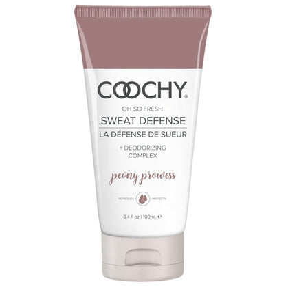 Oh So Fresh Sweat Defense - Peony Prowess 3.4oz | 100mL – Rechargeable, Discreet, Intimate Wellness Accessory – Quiet, Rechargeable, Waterproof, Couples & Solo Use, Discreet Intimate Wellness Accessory