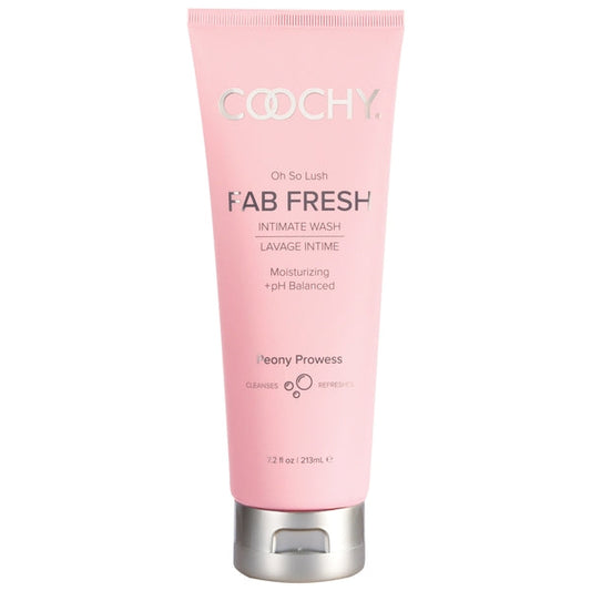 Oh So Lush Fab Fresh Intimate Wash - Peony Prowess 7.2oz | 213mL – Rechargeable, Discreet, Intimate Wellness Accessory – Quiet, Rechargeable, Waterproof, Couples & Solo Use, Discreet Intimate Wellness Accessory