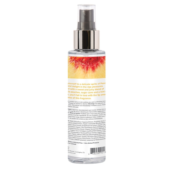 Oh So Tempting Fragrance Mist - Peachy Keen 4oz | 118mL – Rechargeable, Discreet, Intimate Wellness Accessory – Quiet, Rechargeable, Waterproof, Couples & Solo Use, Discreet Intimate Wellness Accessory