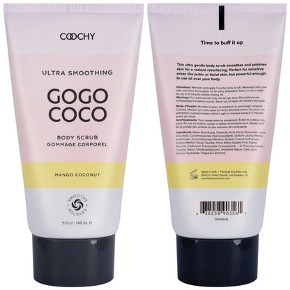 Ultra Smoothing Body Scrub Mango Coconut 5oz | 148mL – Rechargeable, Discreet, Intimate Wellness Accessory – Quiet, Rechargeable, Waterproof, Couples & Solo Use, Discreet Intimate Wellness Accessory