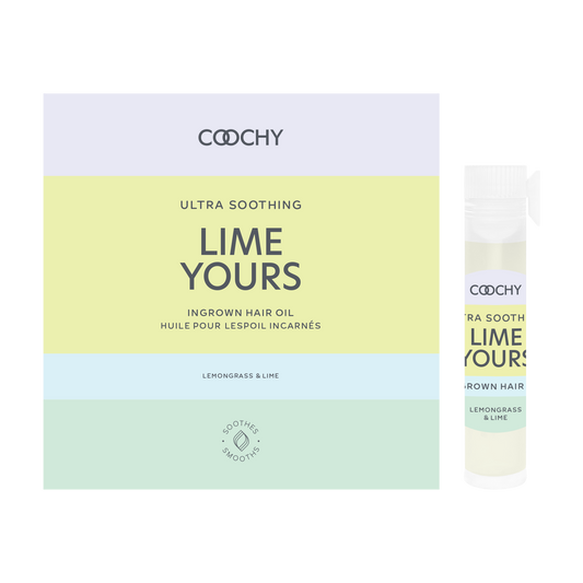 Ultra Soothing Ingrown Hair Oil Lemongrass & Lime .6oz | 2mL – Rechargeable, Discreet, Intimate Wellness Accessory – Quiet, Rechargeable, Waterproof, Couples & Solo Use, Discreet Intimate Wellness Accessory
