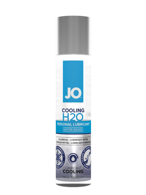 JO H2O - Cooling - Lubricant 1 floz / 30 mL – Rechargeable, Discreet, Intimate Wellness Accessory – Quiet, Rechargeable, Waterproof, Couples & Solo Use, Discreet Intimate Wellness Accessory