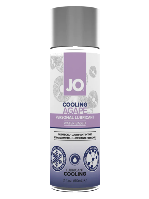 JO Agape - Cooling - Lubricant 2 floz / 60 mL – Rechargeable, Discreet, Intimate Wellness Accessory – Quiet, Rechargeable, Waterproof, Couples & Solo Use, Discreet Intimate Wellness Accessory