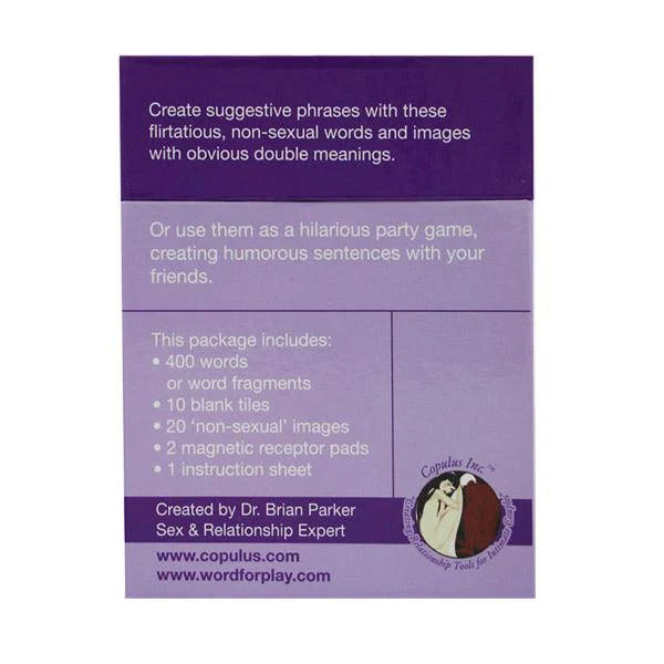 Word for Play - Come on Lines – Rechargeable, Discreet, Intimate Wellness Accessory – Quiet, Rechargeable, Waterproof, Couples & Solo Use, Discreet Intimate Wellness Accessory