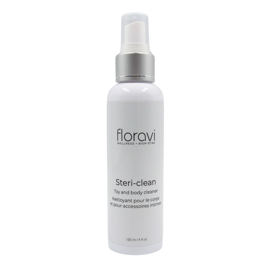 Floravi - Steri-Clean – Rechargeable, Discreet, Intimate Wellness Accessory – Quiet, Rechargeable, Waterproof, Couples & Solo Use, Discreet Intimate Wellness Accessory